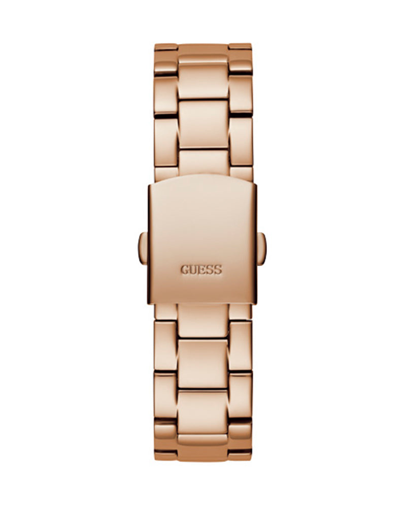 Guess Confetti Multifunction Multicolor Dial Rose Gold Steel Strap Watch For Women - GW0483L3 Buy Now By Guess
