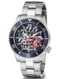 Guess Axle Multifunction Black Dial Silver Steel Strap Watch For Men - GW0488G1 Buy Now By Guess