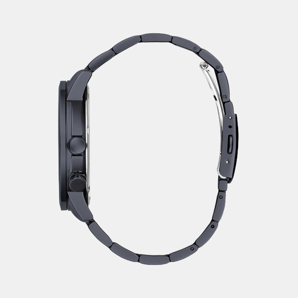 Guess Axle Multifunction Navy Blue Dial Blue Steel Strap Watch For Men - GW0488G4 Buy Now By Guess