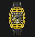 Guess Phoenix Chronograph Black Dial Black Rubber Strap Watch for Men - GW0499G2 Buy Now By Guess