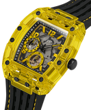 Guess Phoenix Chronograph Black Dial Black Rubber Strap Watch for Men - GW0499G2 Buy Now By Guess