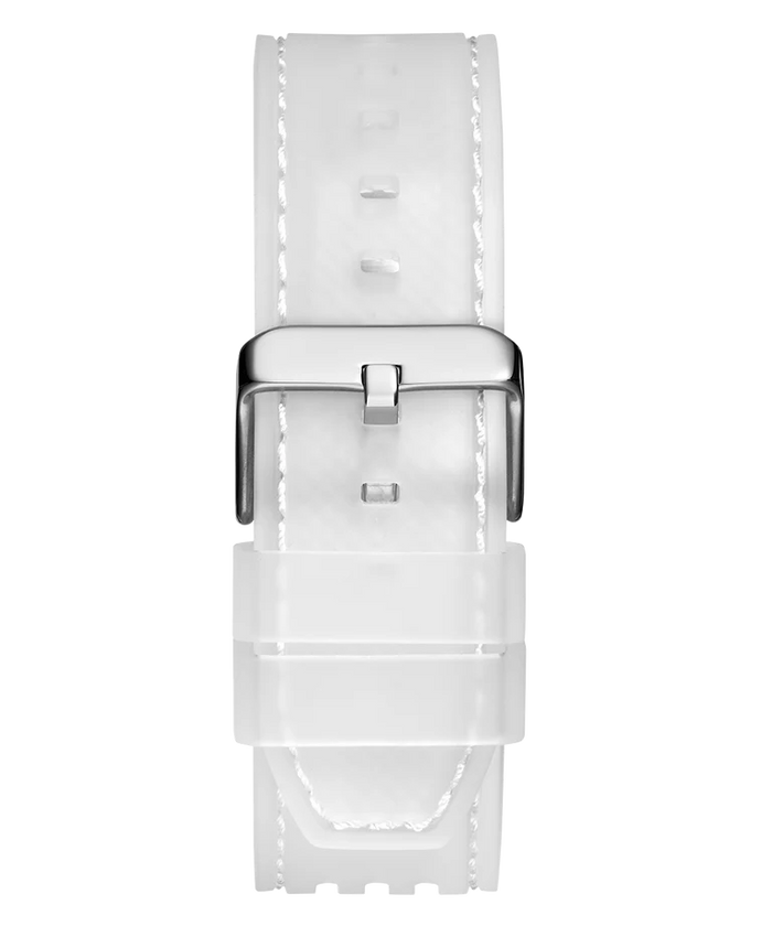 Guess Phoenix Quartz Green Dial Transparent Silicone Strap Watch For Men - GW0499G8 Buy Now By Guess