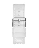 Guess Phoenix Quartz Burgundy Dial Transparent Silicone Strap Watch For Men - GW0499G9 Buy Now By Guess