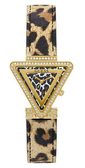 Guess Fame Quartz Animal Print Dial Multicolor Leather Strap Watch For Women - GW0504L3 Buy Now By Guess