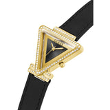 Guess Fame Quartz Black Dial Black Leather Strap Watch For Women - GW0504L5 Buy Now By Guess