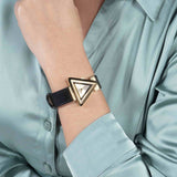 Guess Fame Quartz Black Dial Black Leather Strap Watch For Women - GW0504L5 Buy Now By Guess