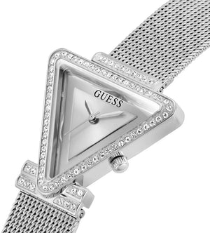 Guess Quartz Silver Dial Silver Mesh Strap Watch For Women - GW050L1 Buy Now By Guess