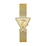 Guess Fame Diamonds Gold Dial Gold Mesh Bracelet Watch for Women - GW0508L2 Buy Now By Guess
