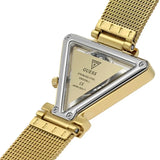 Guess Fame Diamonds Gold Dial Gold Mesh Bracelet Watch for Women - GW0508L2 Buy Now By Guess