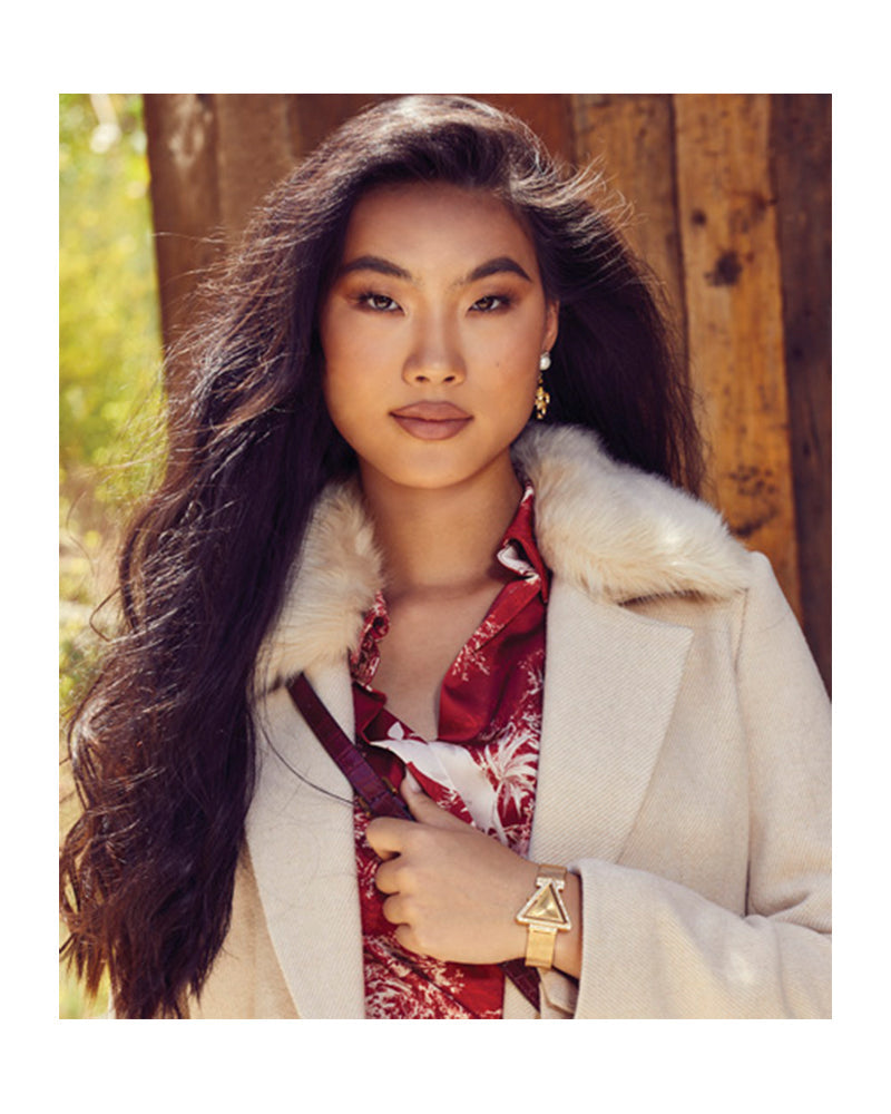 Guess Fame Diamonds Gold Dial Gold Mesh Bracelet Watch for Women - GW0508L2 Buy Now By Guess