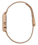 Guess Dream Crystals Rose Gold Dial Rose Gold Mesh Bracelet Watch For Women - GW0550L3 Buy Now By Guess