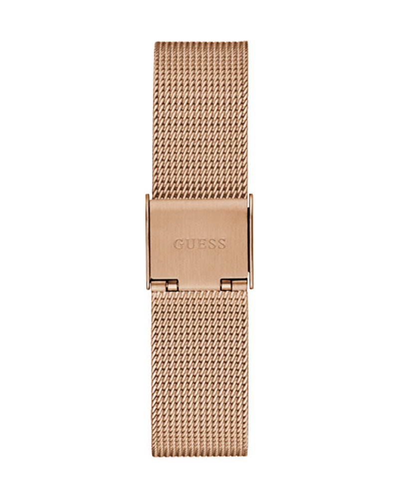 Guess Fame Diamonds Rose Gold Dial Rose Gold Mesh Bracelet Watch for Women - GW0508L3 Buy Now By Guess