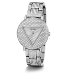 Guess Trend Diamonds Silver Dial Silver Steel Strap Watch for Women - GW0512L1 Buy Now By Guess
