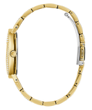 Guess Trend Diamonds Gold Dial Gold Steel Strap Watch for Women - GW0512L2 Buy Now By Guess