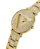 Guess Trend Diamonds Gold Dial Gold Steel Strap Watch for Women - GW0512L2 Buy Now By Guess