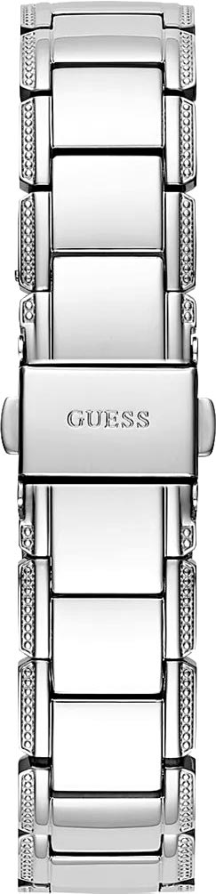 Guess Lily Quartz Silver Dial Silver Steel Strap Watch For Women - GW0528L1 Buy Now By Guess