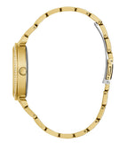 Guess Lily Quartz Gold Dial Gold Steel Strap Watch For Women - GW0528L2 Buy Now By Guess