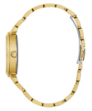 Guess Lily Quartz Gold Dial Gold Steel Strap Watch For Women - GW0528L2 Buy Now By Guess
