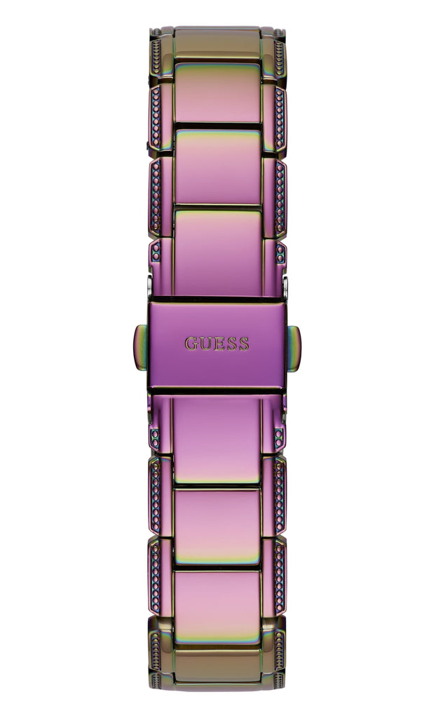 Guess Lily Analog Purple Dial Purple Steel Strap Watch For Women - GW0528L4 Buy Now By Guess