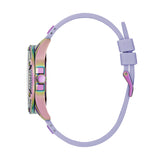 Guess Queen Quartz Purple Dial Purple Silicone Strap Watch For Women - GW0536L4 Buy Now By Guess