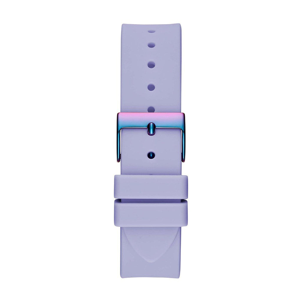 Guess Queen Quartz Purple Dial Purple Silicone Strap Watch For Women - GW0536L4 Buy Now By Guess