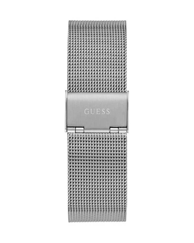 Guess Gadget Silver Dial Silver Mesh Bracelet Watch for Men - GW0538G1 Buy Now By Guess