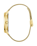 Guess Gadget Gold Dial Gold Mesh Bracelet Watch for Men - GW0538G2 Buy Now By Guess