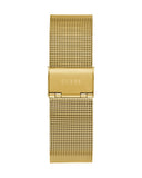 Guess Gadget Gold Dial Gold Mesh Bracelet Watch for Men - GW0538G2 Buy Now By Guess