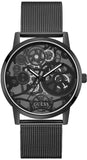 Guess Gadget Black Dial Black Mesh Bracelet Watch for Men - GW0538G3 Buy Now By Guess