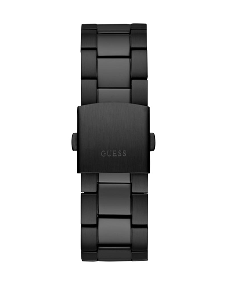 Guess Edge Chronograph Black Dial Black Steel Strap Watch For Men - GW0539G3 Buy Now By Guess