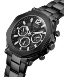 Guess Edge Chronograph Black Dial Black Steel Strap Watch For Men - GW0539G3 Buy Now By Guess
