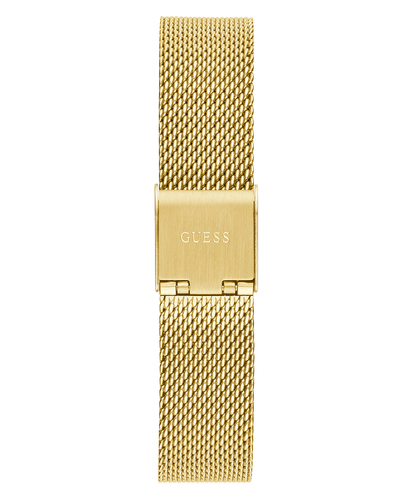 Guess Dream Quartz Gold Dial Gold Mesh Strap Watch For Women - GW0550L2 Buy Now By Guess