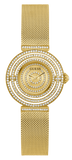 Guess Dream Quartz Gold Dial Gold Mesh Strap Watch For Women - GW0550L2 Buy Now By Guess