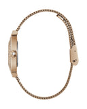 Guess Dream Crystals Rose Gold Dial Rose Gold Mesh Bracelet Watch For Women - GW0550L3 Buy Now By Guess