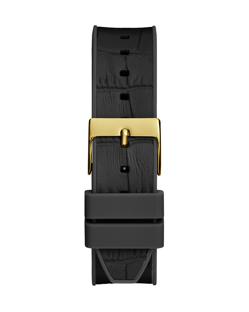 Guess Fusion Chronograph Black Dial Black Leather Strap Watch For Women - GW0553L4 Buy Now By Guess