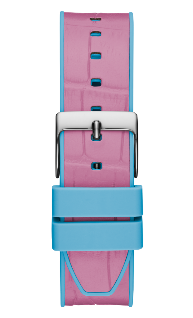 Guess Fusion Chronograph Pink Dial Pink Leather Strap Watch for Women - GW0553L5 Buy Now By Guess