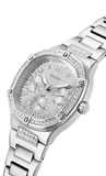 Guess Duchess Quartz Silver Dial Silver Steel Strap Watch For Women - GW0558L1 Buy Now By Guess