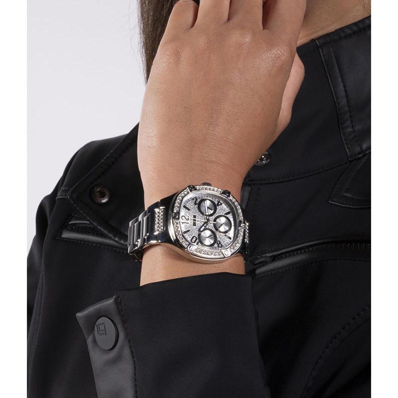 Guess Duchess Quartz Silver Dial Silver Steel Strap Watch For Women - GW0558L1 Buy Now By Guess