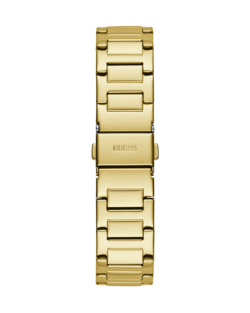 Guess Duchess Quartz Gold Dial Gold Steel Strap Watch For Women - GW0558L2 Buy Now By Guess