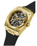 Guess Prodigy Black Dial Black Silicone Strap Watch For Men - GW0569G2 Buy Now By Guess