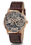 Guess Gadget Brown Dial Brown Leather Strap Watch for Men - GW0570G2 Buy Now By Guess