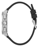 Guess Headline Chronograph Grey Dial Black Rubber Strap Watch for Men - GW0571G1 Buy Now By Guess