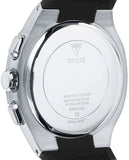 Guess Headline Chronograph Grey Dial Black Rubber Strap Watch for Men - GW0571G1 Buy Now By Guess
