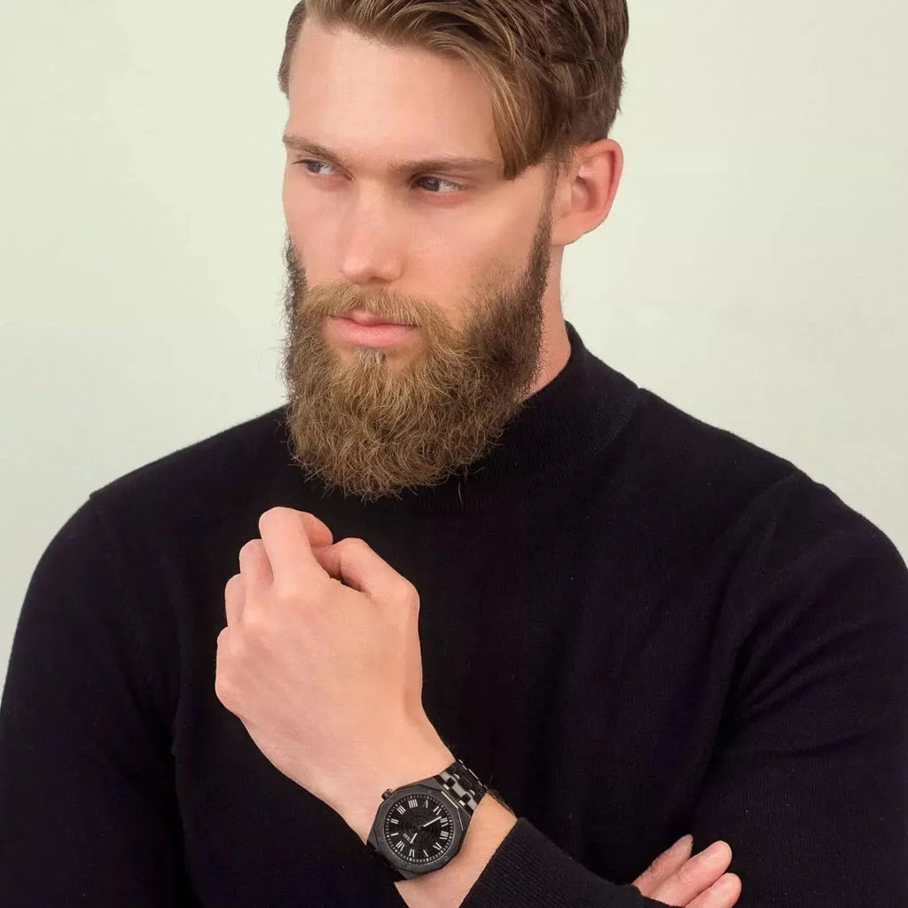 Guess Asset Quartz Black Dial Black Steel Strap Watch For Men - GW0575G3 Buy Now By Guess