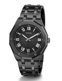 Guess Asset Quartz Black Dial Black Steel Strap Watch For Men - GW0575G3 Buy Now By Guess