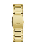Guess Duke Glitz Crystals Gold Dial Gold Steel Strap Watch For Men - GW0576G2 Buy Now By Guess
