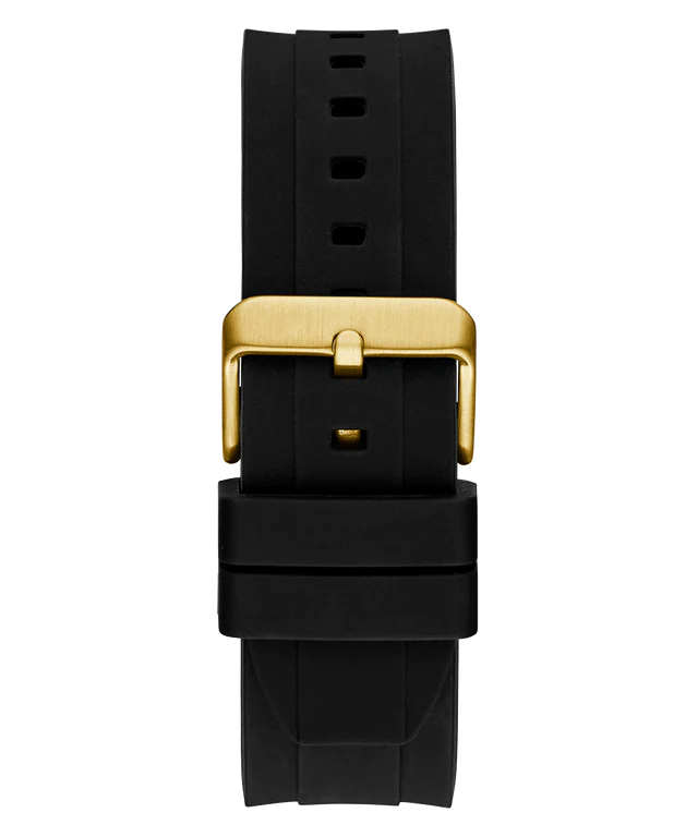 Guess Empire Chronograph Quartz Black Dial Black Silicon Strap Watch For Men - GW0583G2 Buy Now By Guess