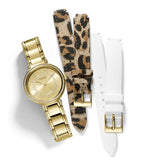 Guess Montage Quartz Gold Dial Gold Steel Strap Watch For Women - GW0588L1 Buy Now By Guess