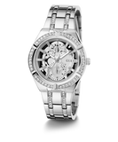 Guess Allara Quartz Silver Dial Silver Steel Strap Watch For Women - GW0604L1 Buy Now By Guess