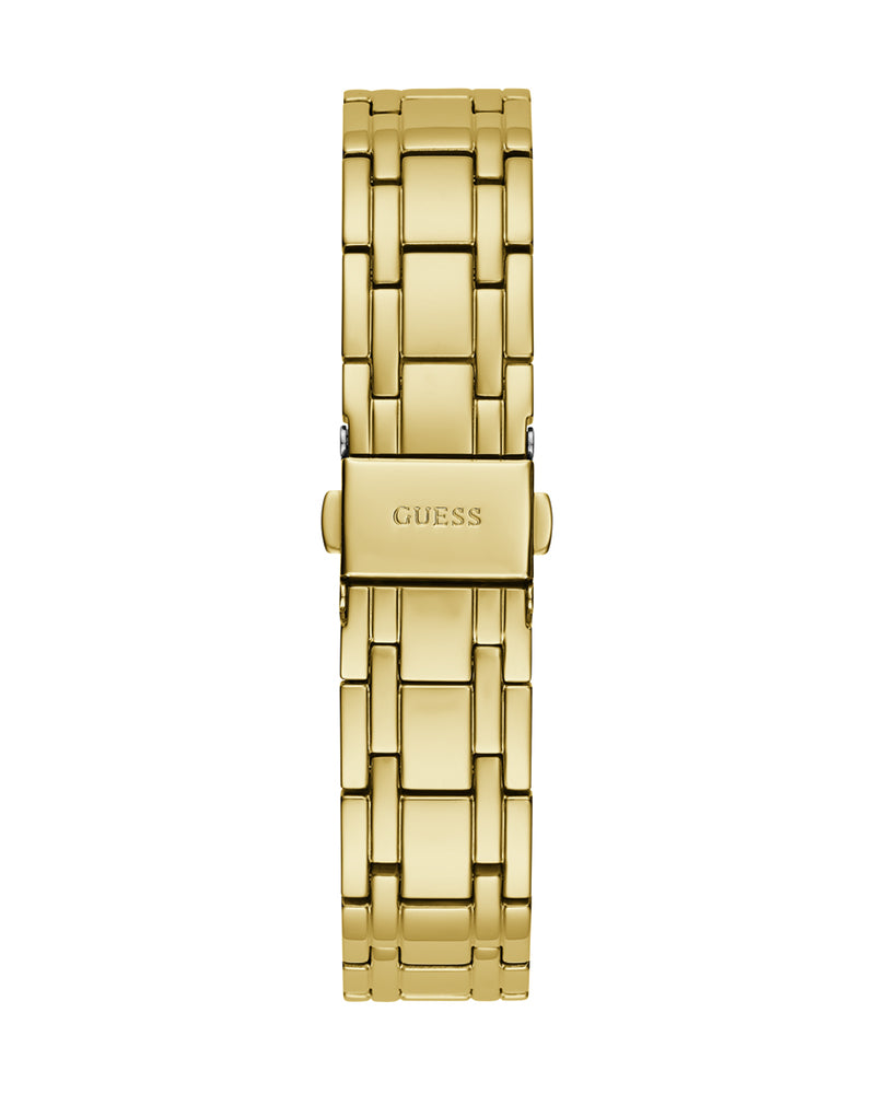 Guess Allara Quartz Gold Dial Gold Steel Strap Watch For Women - GW0604L2 Buy Now By Guess
